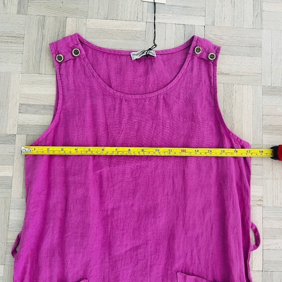 Terzo Millennio - Linen Dress, Made in Italy, Brand New and Never Worn! - Picture 6 of 9